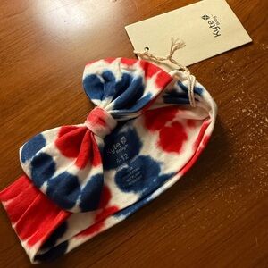Kyte BABY Red and Blue Tie-Dye Headband